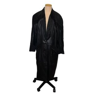 Preston & York Woman 100% Leather Coat Size M